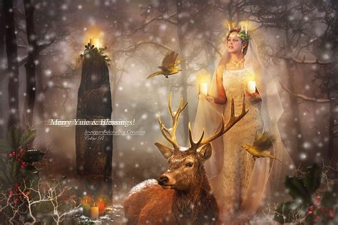 Honoring the Goddess in Wiccan Yule Celebrations